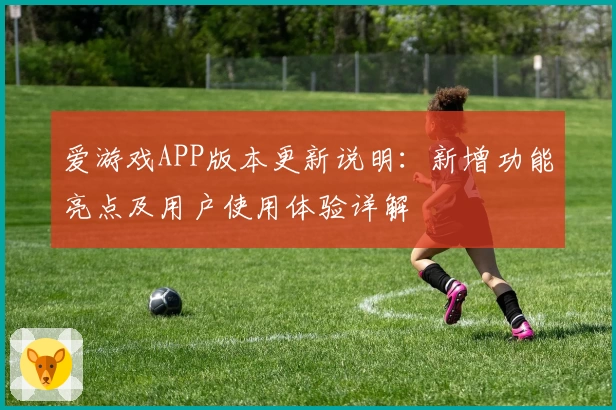 爱游戏APP版本更新说明：新增功能亮点及用户使用体验详解